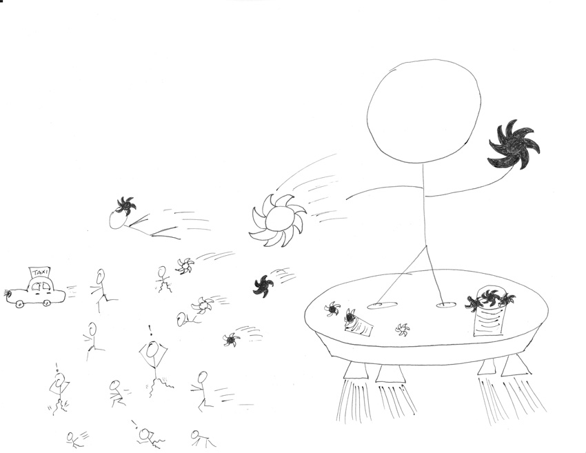 who can survive the ninja stars???