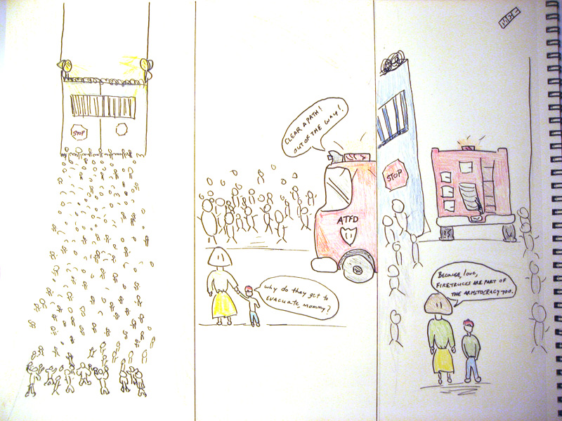 Evacuation by Caste