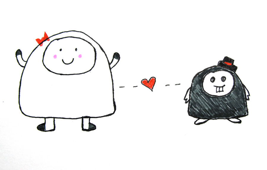 Fat non-human things are cute. Also tiny hats.