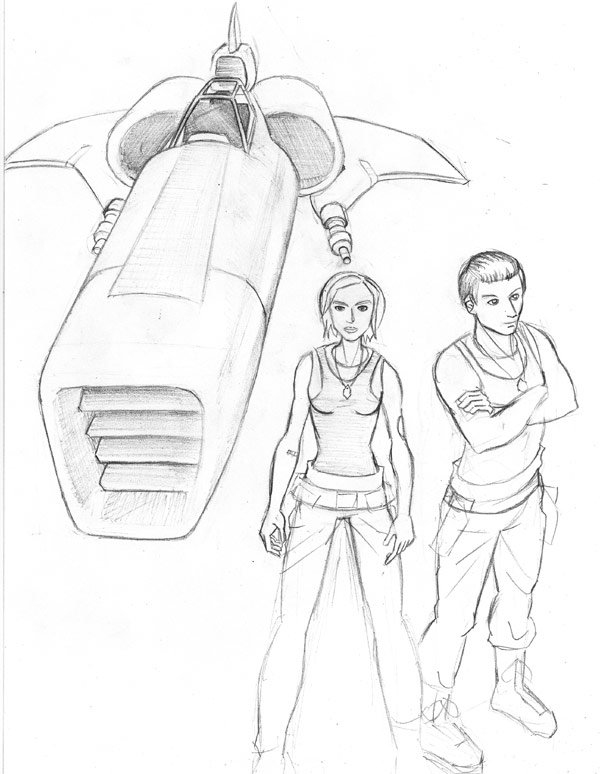 Battlestar Galactica is good. My drawring sucks.