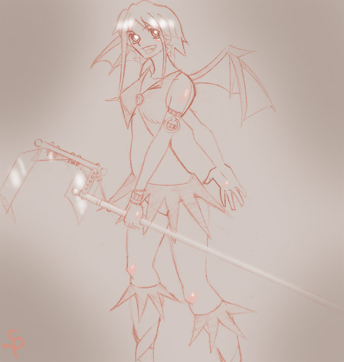 Death is a cute girl. Obviously!